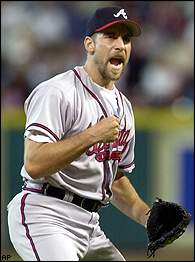 1996 WS Gm5: John Smoltz strikes out 10 