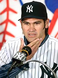 New York Yankees Johnny Damon 2006 Platinum Bobblehead 