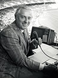 Oct 01, 1976 - New York, New York, USA - PETE ROSE (#14) is interviewed by  NBC sportscaster TONY KUBEK prior to the first game of the 1976 world series.  Rose was