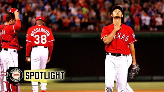 Yu Darvish loses perfect game with 2 outs in 9th