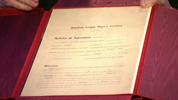 Agreement sending Babe Ruth to New York Yankees goes to auction - ESPN