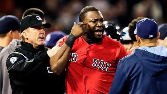 SportsCenter on X: David Ortiz is not happy that David Price went  unpunished for hitting Big Papi with a pitch. »    / X