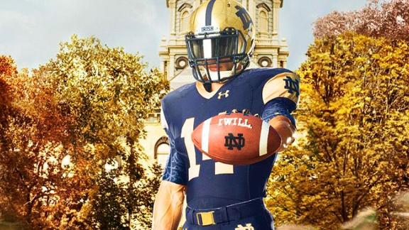 authentic notre dame football jersey
