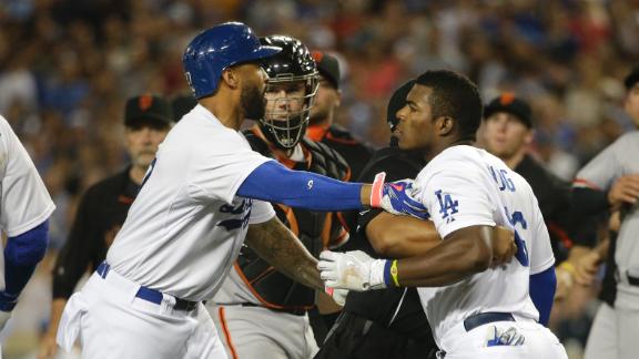 Dodgers bench Yasiel Puig for Game 4 of NLDS