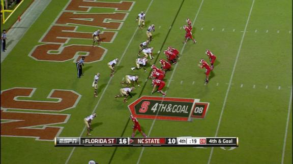 2012 Nc State Upset Ej Manuel Sacked Espn Video
