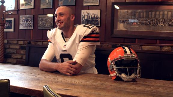 NFL on ESPN on X: The infamous Browns QB jersey has been updated to  include their new starter, Johnny Manziel.  / X