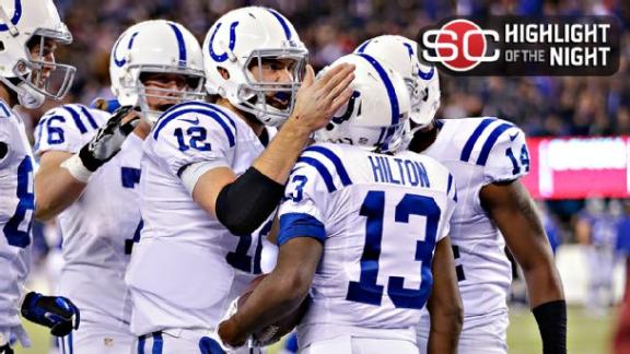Andrew Luck led Colts Overwhelm Eli Manning Giants ABC11 Raleigh Durham