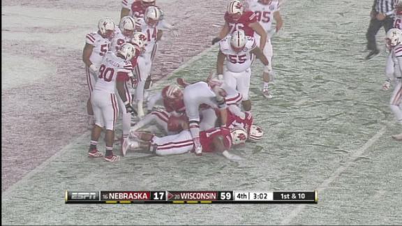 November 15, 2014: Nebraska Cornhuskers running back Ameer Abdullah #8  during the NCAA Football game between the Nebraska Cornhuskers and the  Wisconsin Badgers at Camp Randall Stadium in Madison, WI. Wisconsin defeated