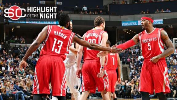 Josh Smith debuts with 21 points as Rockets top Grizzlies in OT - ABC7 ...