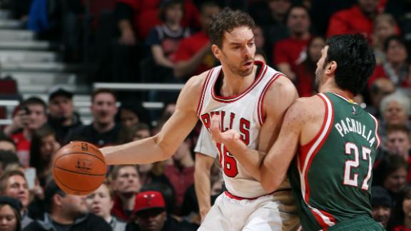 Pau Gasol S Career High 46 Points To Go With 18 Rebounds Power Bulls Abc7 Chicago