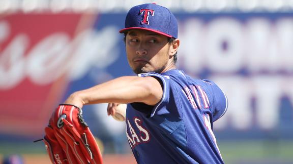 Like Prince Fielder a year ago, Rangers pitcher Yu Darvish has