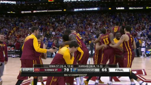 No 13 Iowa State Mounts Comeback To Beat No 9 Kansas For Big 12