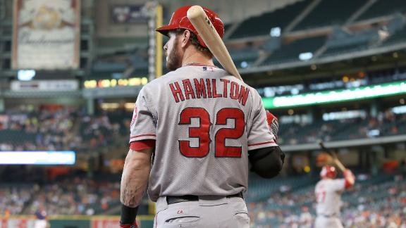 Josh Hamilton sent the Rangers video of himself hitting while he was still  on the Angels