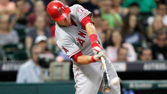 Mike Trout strikes a somber tribute in Angels' loss to Astros – Orange  County Register