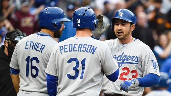 Adrian Gonzalez hits three home runs in Dodgers' win over San Diego Padres  – Daily News