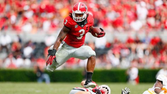 Todd Gurley picked by Rams at No. 10, ends 1st-round drought for