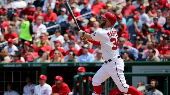 Bryce Harper homers in first three at-bats - ABC7 San Francisco