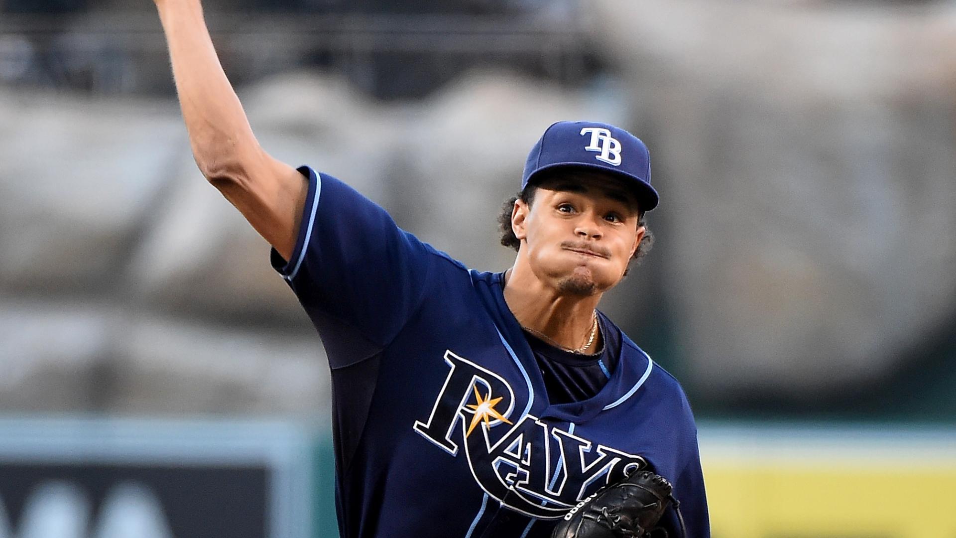 Archer ties Rays record with 15 Ks in 6-1 win over Angels - ABC7 Los ...