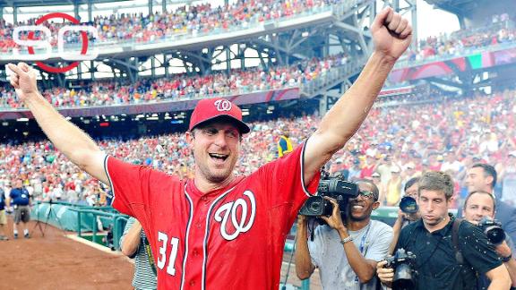 Max Scherzer: Dad 'pretty happy' with no-hitter, his Father's Day gift -  ABC7 San Francisco
