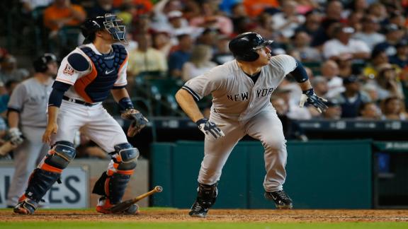 Mark Teixeira's double helps Yankees over Astros