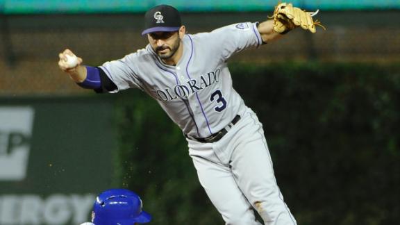 LeMahieu helps Rockies beat Cubs 7-2 for win in 1st game after Tulowitzki  trade