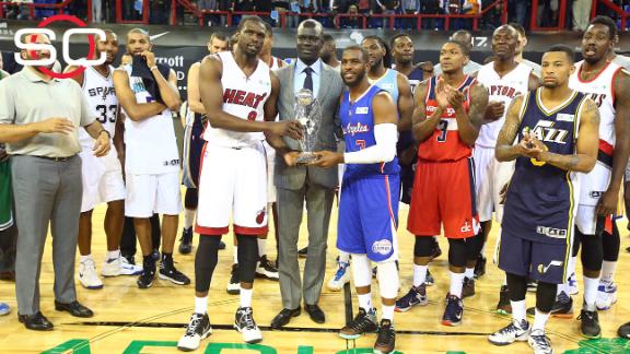 Nba Stars Legends Shine As Team World Rallies To Beat Team Africa