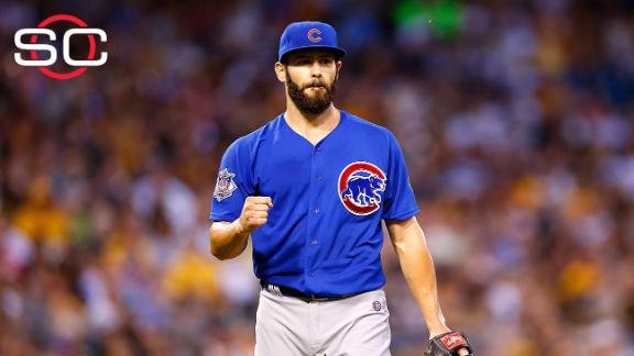 MLB on X: A reunion in the North Side. Cubs, Jake Arrieta