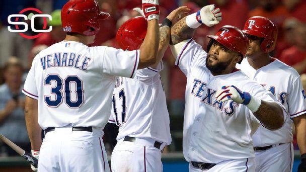 Rangers blitz Astros with 5 homers, take third straight in crucial