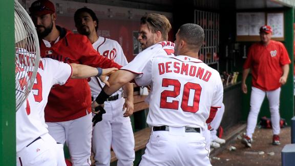 Jonathan Papelbon suspended 4 games by Washington Nationals for fight with  Bryce Harper - ESPN