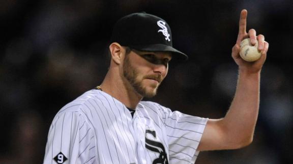 Chris Sale in vintage form with 99 mph heat, 10 strikeouts against