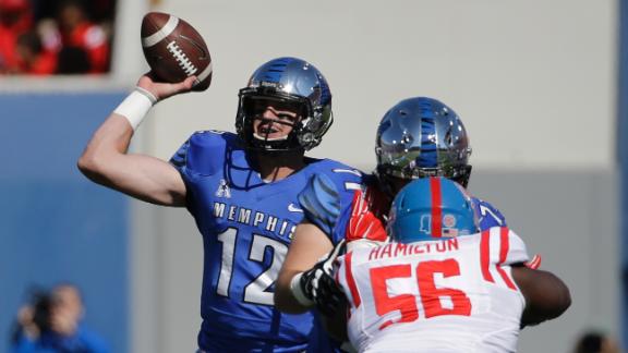 Paxton Lynch Throws 3 TDs As Memphis (6-0) Routs No. 13 Ole Miss 37-24 ...