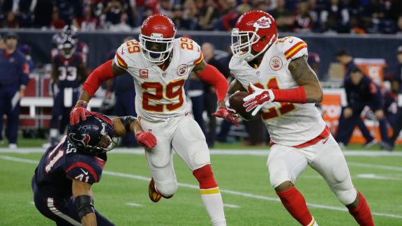 Chiefs beat Texans 30-0 for first playoff win since 1994