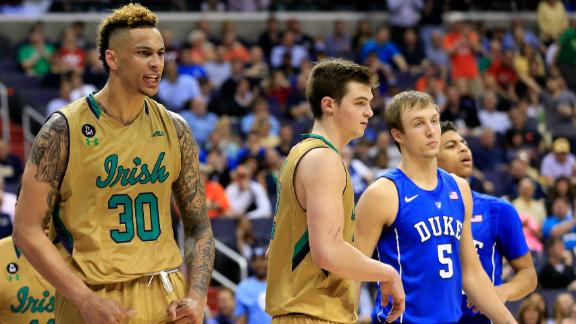Notre Dame 84 79 Duke Mar 10 2016 Game Recap ESPN