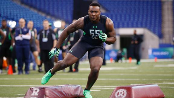 Noah Spence has sent his past 20 drug tests since May to NFL teams