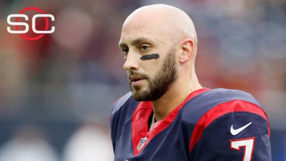 NFL on ESPN on X: Friends catching up Texans QB Brian Hoyer