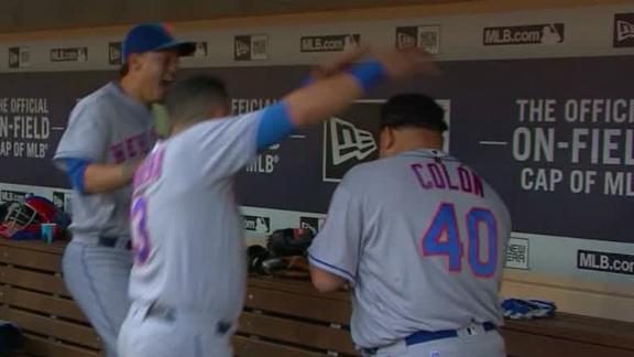 Bartolo Colon's home run delivers 'perfect' moment for Topps Now - ABC7  Chicago