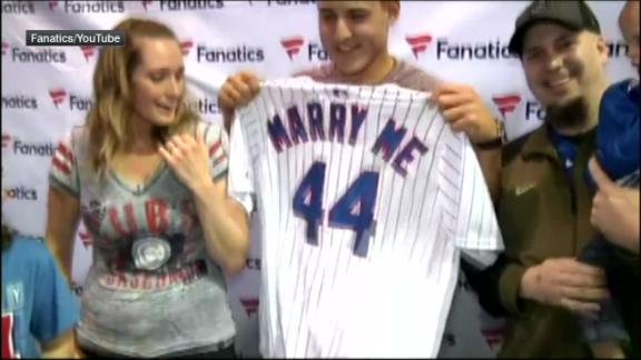 Red-Hot Chicago Cubs Slugger Anthony Rizzo Assists With Surprise Marriage  Proposal