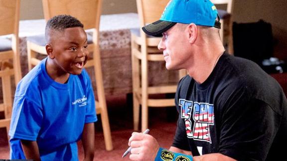 Oh mah gawd. John Cena in a Dodgers jersey. My life is complete.