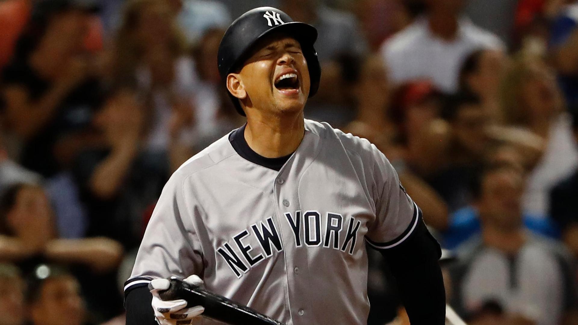 Amid boos, Alex Rodriguez flies out as pinch hitter vs. Red Sox