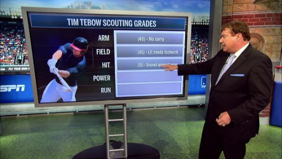 Tim Tebow has a lot of ground to cover in baseball - ESPN