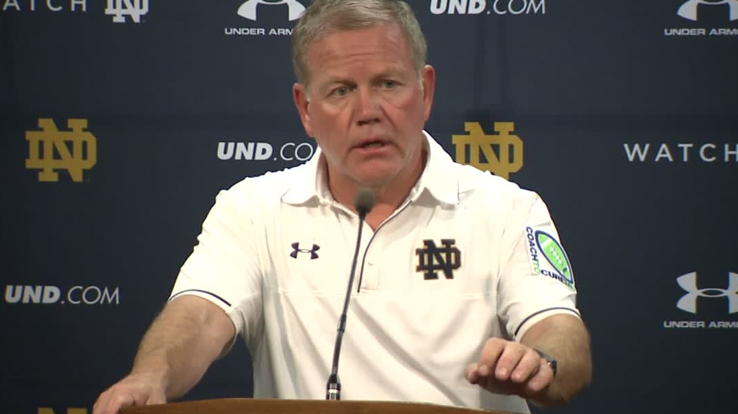 Brian Kelly Text Message Brian Kelly: 'No position that is untouchable on' Notre Dame - ABC7 New ...
