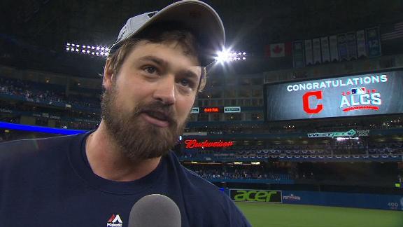 Andrew Miller (ALCS MVP) Game-Worn Jersey ALCS Game 5 at Toronto