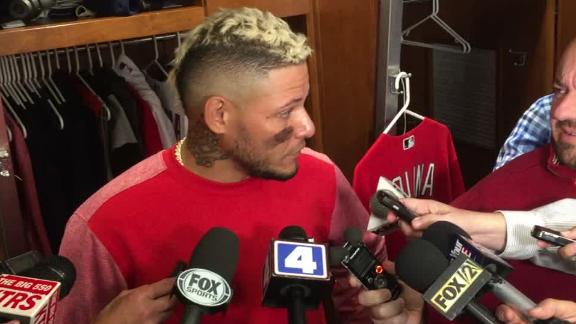 Yadier Molina wore awesome Mother's Day chest protector