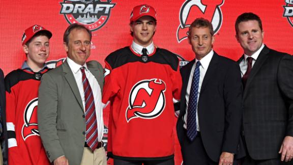 Devils select Swiss center Nico Hischier with No. 1 pick