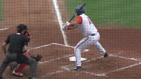 Tim Tebow hits home run on first pitch of first instructional league game  for New York Mets - ESPN