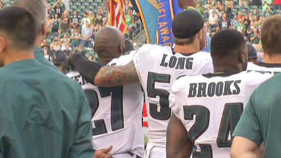 Eagles' Chris Long on backing Malcolm Jenkins' protest: 'I'm here