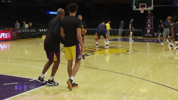 Kobe wearing kobe ad shop
