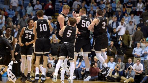 Wofford Stuns No 5 North Carolina 79 75 In Chapel Hill Abc11