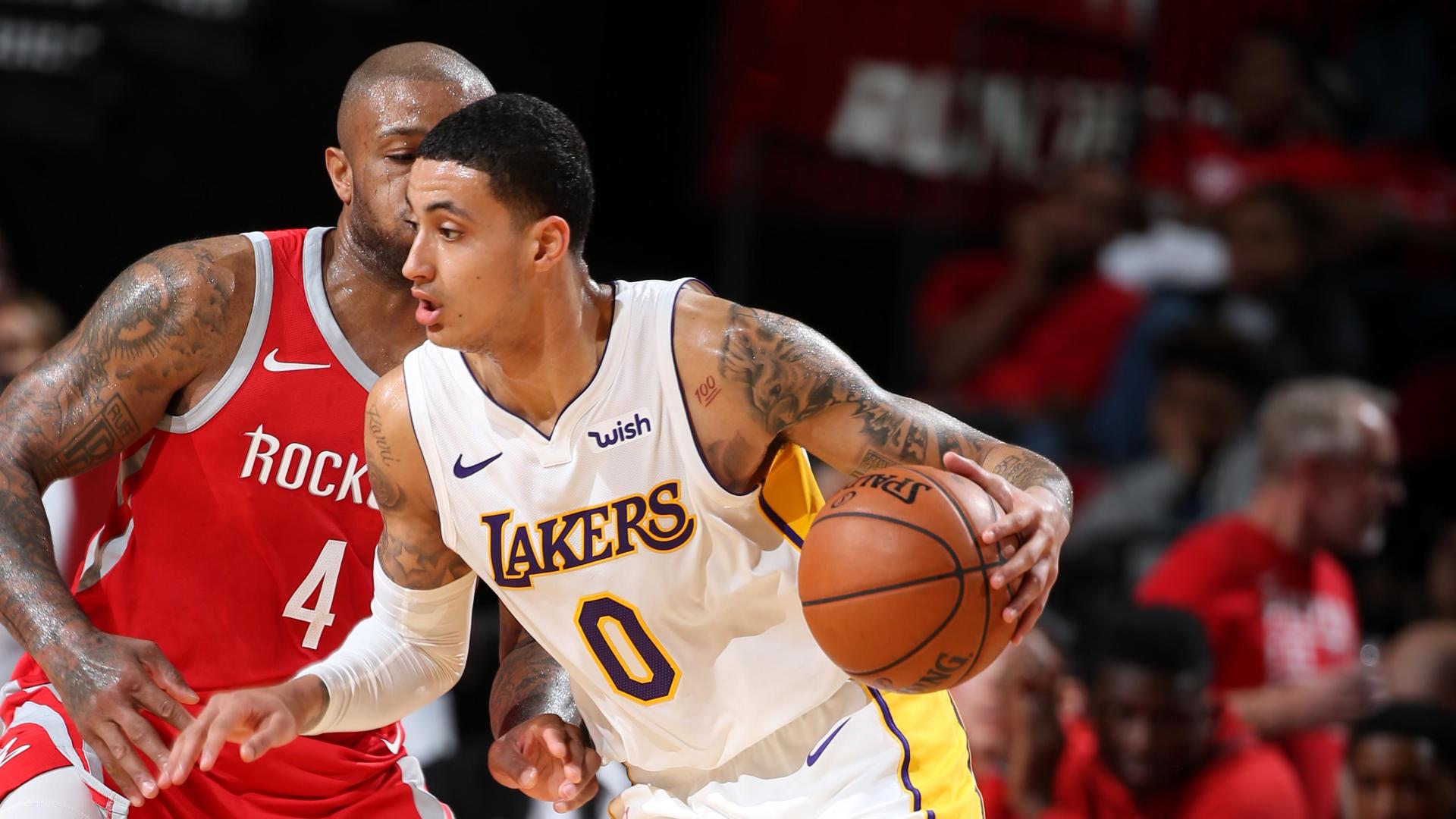 Kyle Kuzma leads Lakers past James Harden, Rockets; CP3 hurt | abc7.com1920 x 1080