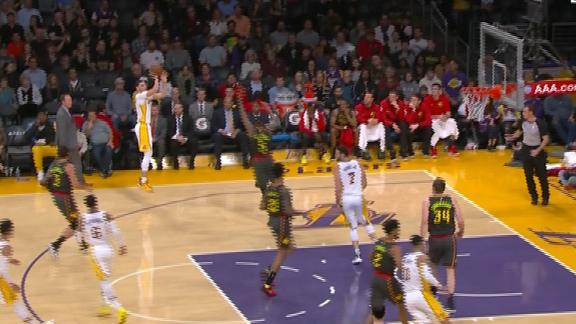 Lakers beat Hawks 132-119 to end nine-game losing streak ...